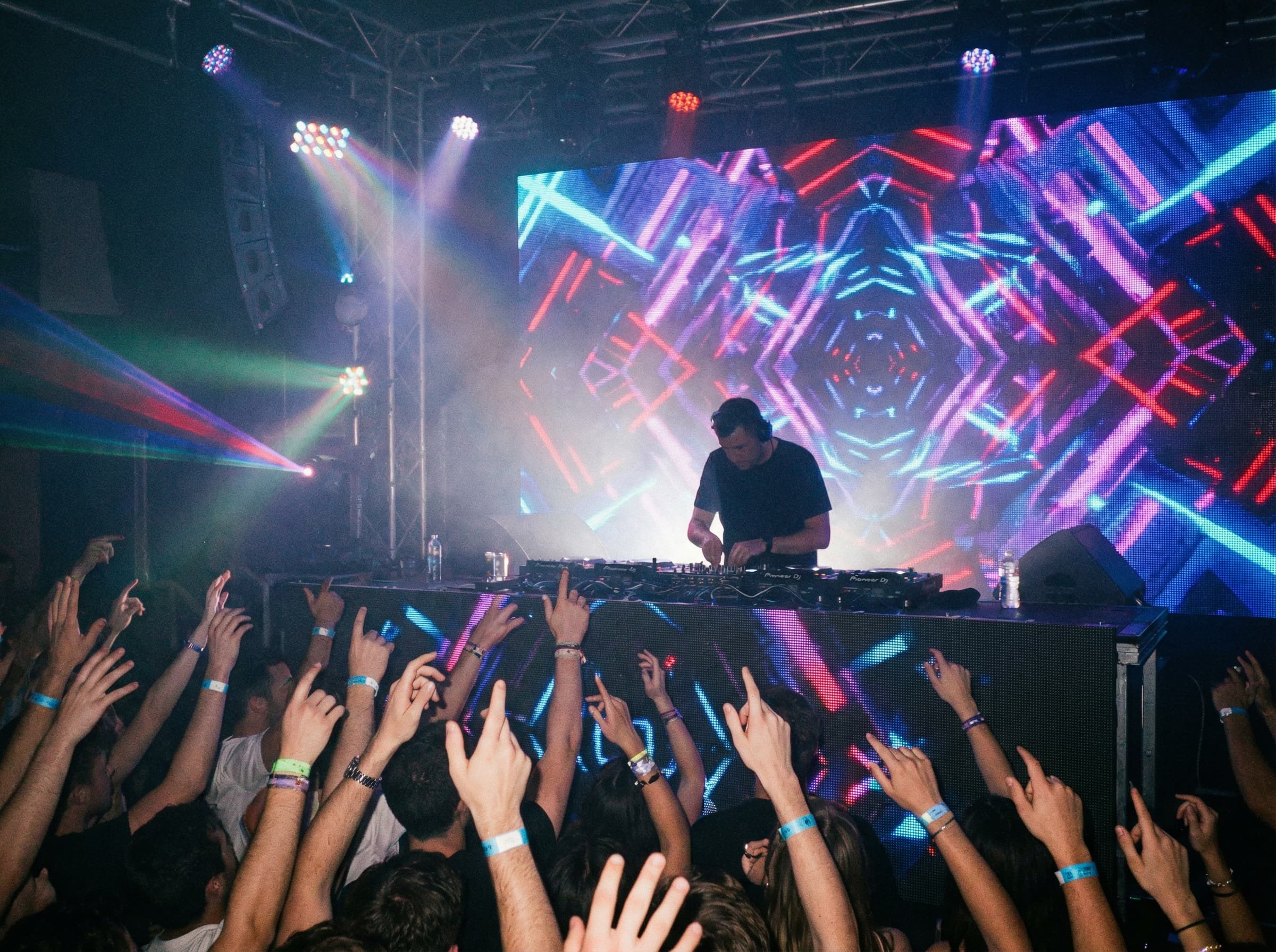 DJ performing